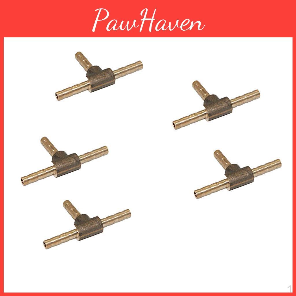 Tee 5 Barbed Pack Hose Connector Gas Tubing 412mm