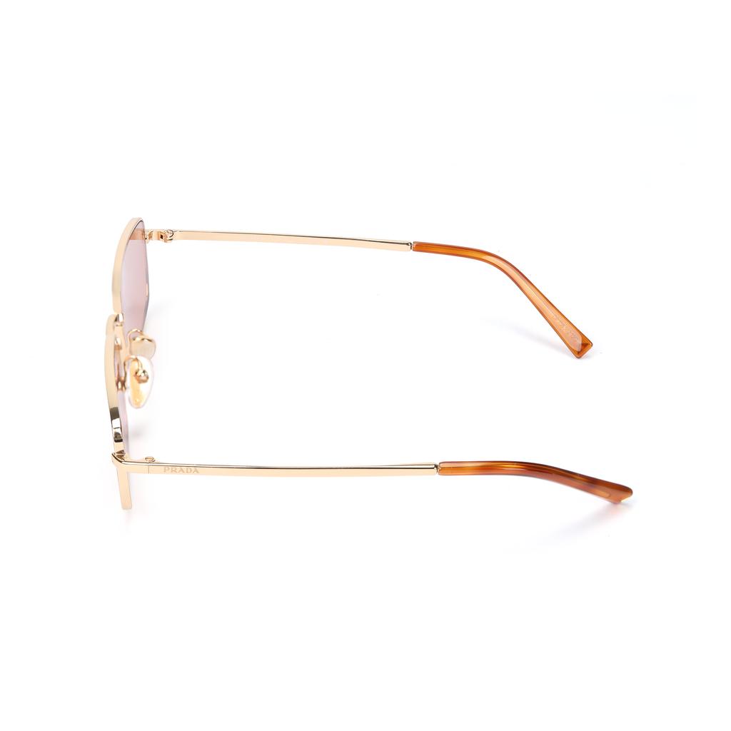 Prada Logo Detail Square Sunglasses Men sunglasses Brown PRA60S5AK07V