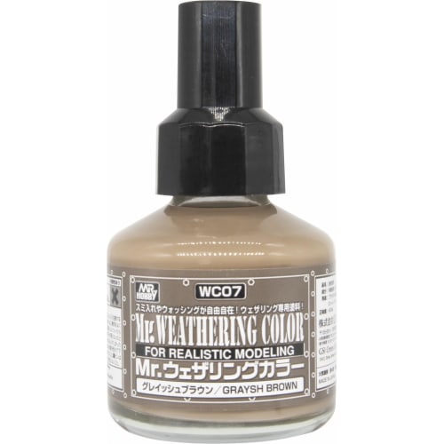 

GSI Creos Mr. Weathering Color Grayish Brown 40ml Model Paint WC07