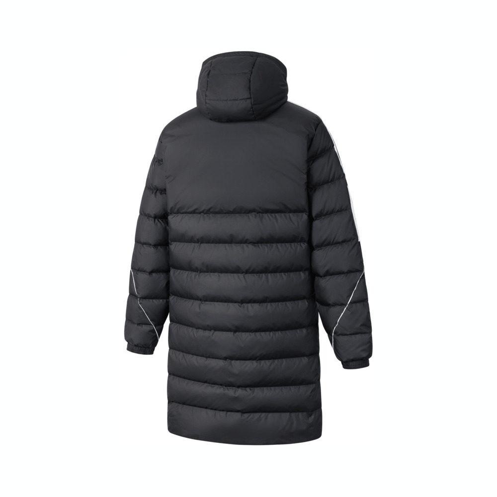 adidas Giacca da Uomo Monocolore con Cappuccio, Lunghezza Media, Vestibilità Slim, Maniche Lunghe, con Zip, Giubbotti Neri HS7238