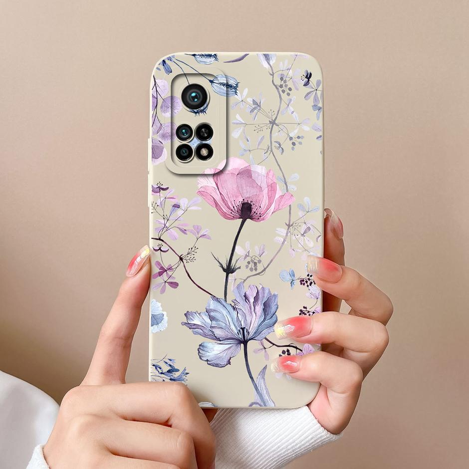 

For Xiaomi Mi 10T 5G Phone Case Smiling Face Cartoon Style Matte Liquid Silicone Shell For Xiaomi Mi 10T Pro 5G Prevalent Fundas Xiaomi Mi 10T Pro 5G