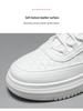 Spring Men's Breathable White Korean-Style Trendy Thick-Soled Casual Skate Shoes