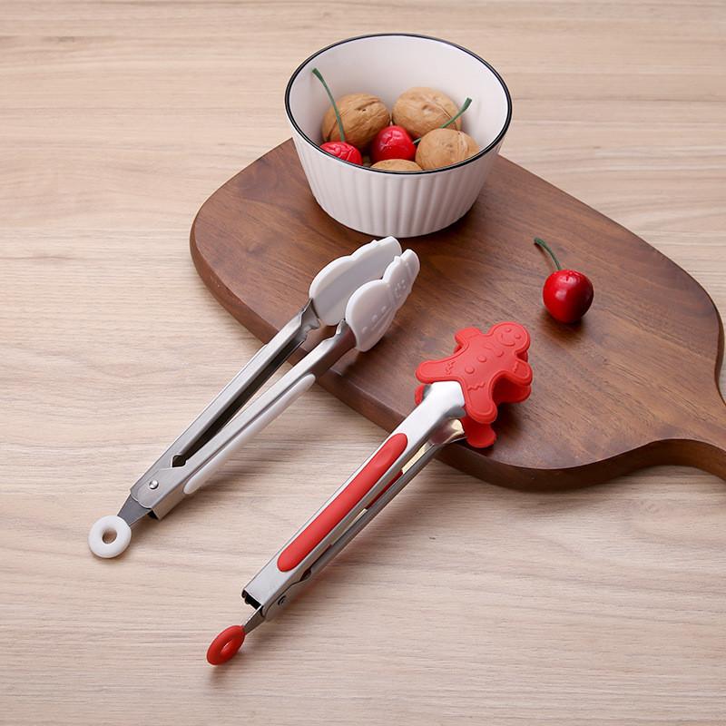 Högkvalitativa matpincetter i rostfritt stål perfekta för grillning och högtidsfester