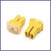 4pcs 60A Yellow Plastic Casing Female PAL Autotridge Fuse for Auto Auto Vehicle