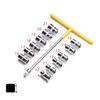 Durability T-Handle Wrench with 12pcs Socket Vehicle Wrench Car T Shaped Handle 8/9/10/11/12/13/14/15/16/17/18/19mm
