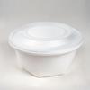 JingZhiFeng Thickened Disposable Round Food Containers with Locking Lids