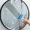 2 in 1 Silicone Blade&Sponge Multi-function Window Glass Wiper Brush Windows Cleaner for Kitchen Bathroom Shower Squeegee Scraper