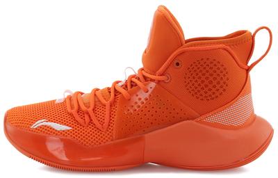 SONIC 8 High Top Slip Resistant Abrasion Resistant Basketball Shoes Men's Carrot Orange ABAQ025-5