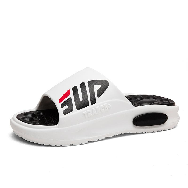 Extra Large Size One-word Drag Summer Wear Thick-soled Non-slip Cool Slippers Wear-resistant Beach Shoes
