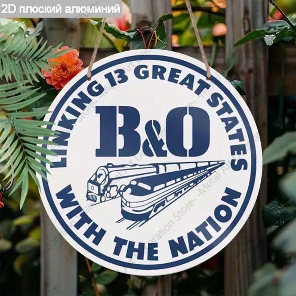 Retro 2D Metal Sign 20cm, Home Decoration