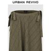 UR 2026 Women's Retro Plaid Tie-Waist Skirt