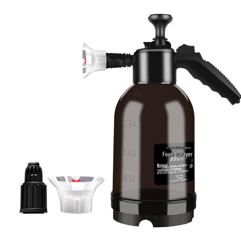 2L Dual-Use Foam Spray Bottle for Car and Home, Handheld with Pressure Relief Valve