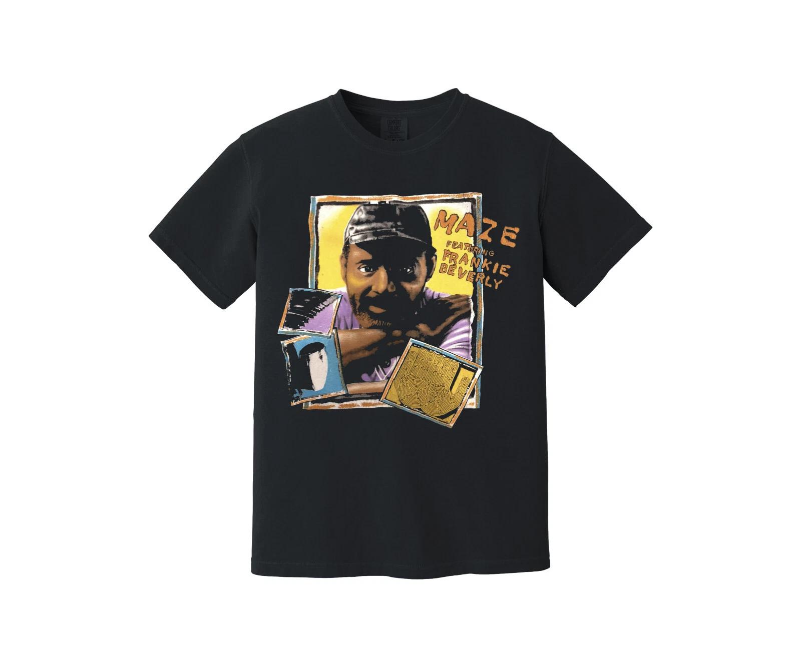 

Frankie Beverly Maze Heavyweight T-shirt - Before I Let Go We Are One 70s 80s M