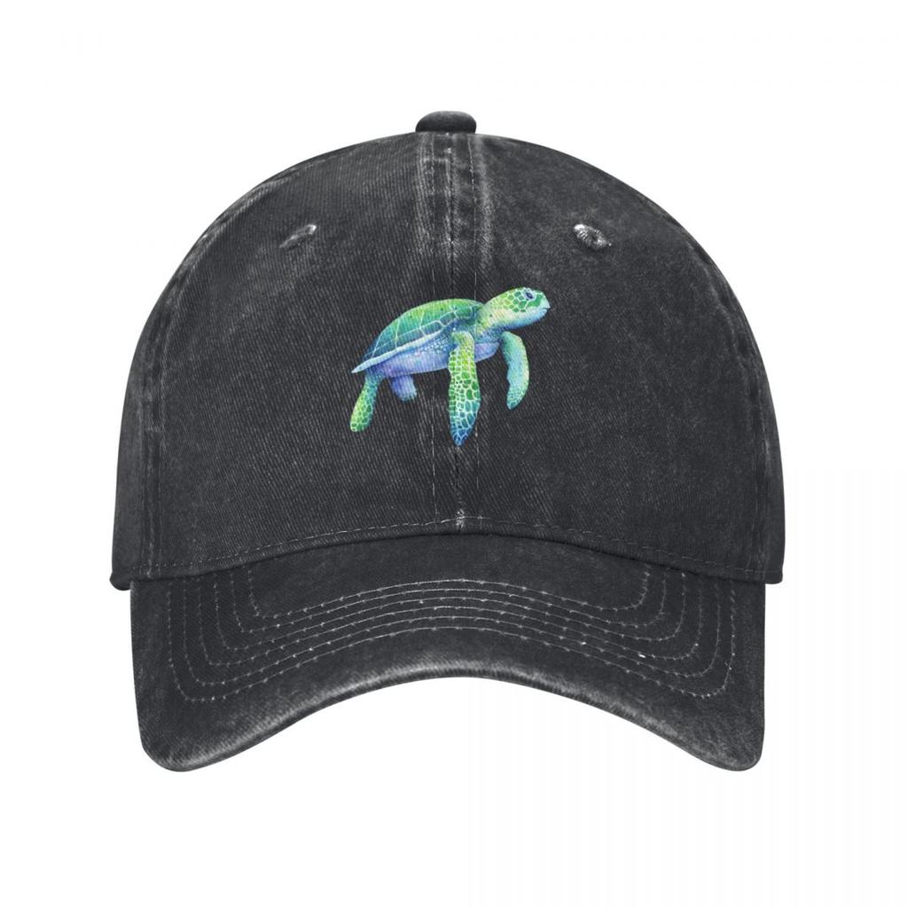 Green Sea Turtle Baseball Cap Luxury man cap hats for men hats on offer Beach Bag Caps For Women Mens