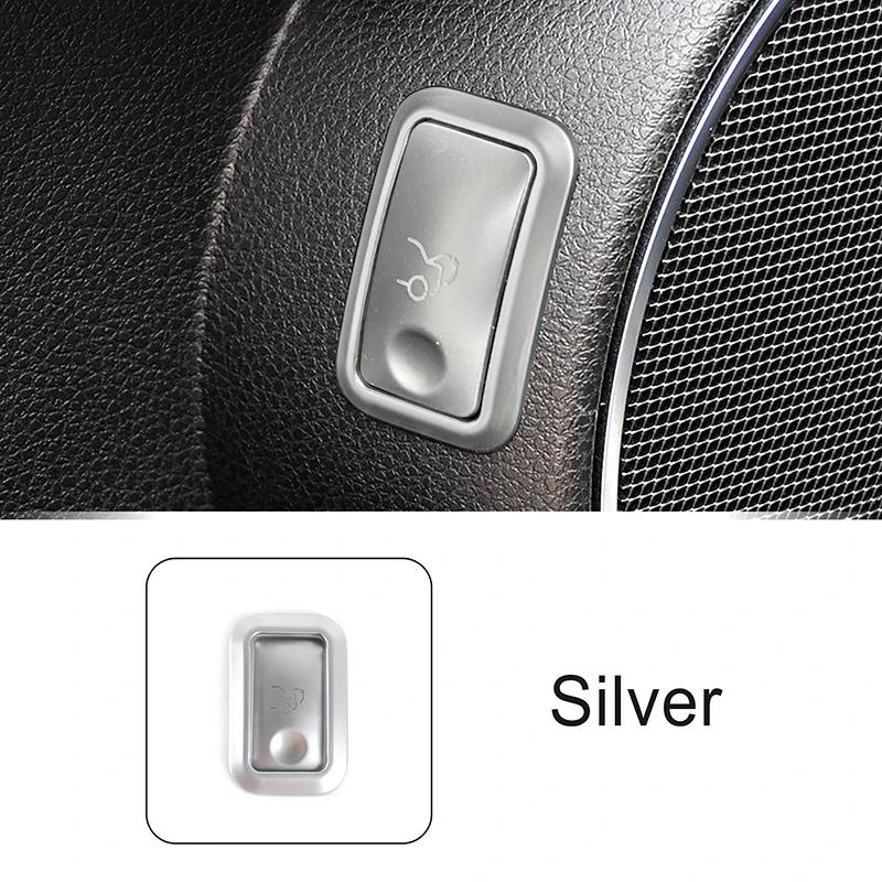 Car Trunk Switch Button Frame Decoration Trim Sticker For Mercedes Benz C Class C180 220 260 W204 2007-2014 Interior Accessories