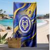 Leicester City Football Print Beach Towel, Large Soft Quick Dry Towel for Beach Camping Swimming