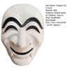 Cosplay Face Cover Breathable Hobby Realistic Comfortable Simulation Decorative Creative Movie Character Halloween Dali Ghost Masque Home Use