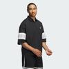 Adidas Originals SS24 Sport Løstsittende Polo Komfortabel Fritidskortarmsskjorte Unisex Topper Svart IY7392