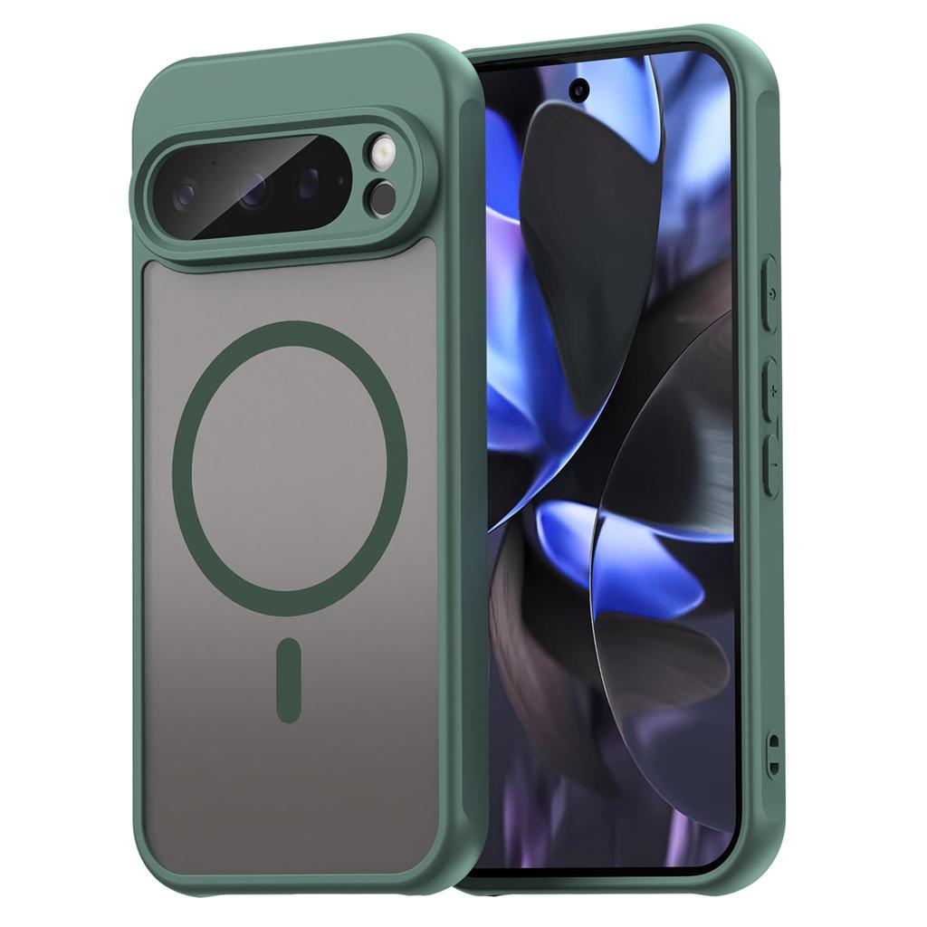 For Google Pixel 9/9 Pro Case Compatible with MagSafe Anti Drop PC+TPU Phone Cover
