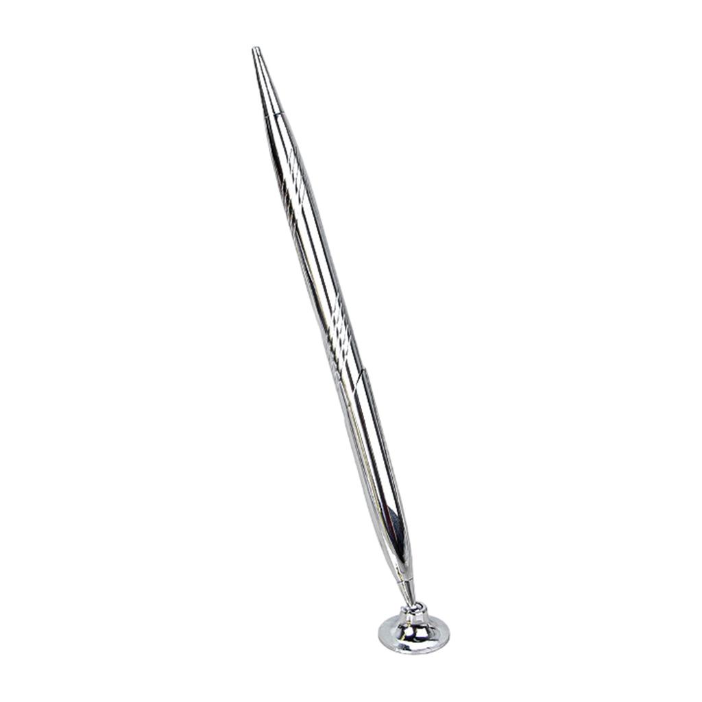 Ballpoint Pen with Base Reception Pen Desktop Pen Counter Service Pen Signature Pen Office Supplies for Bank Hotel