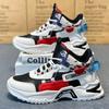 Trendy Men's High Top Hidden Height Increase Thick Sole Lace Up Sport All Match Casual Running Spring Autumn 2026 Fashion Shoes