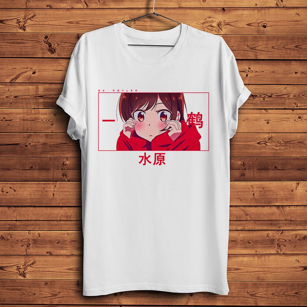 Kawaii Waifu Rent a Girlfriend Sumi Sakurasawa Mizuhara Chizuru Funny Anime Tshirt Unisex T Shirt Homme Unisex Otaku Streetwear