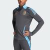 Adidas Argentina Tiro 24 Competição Moletom de Treino Meio Zíper Masculino Tops Preto-Carbono IQ0819