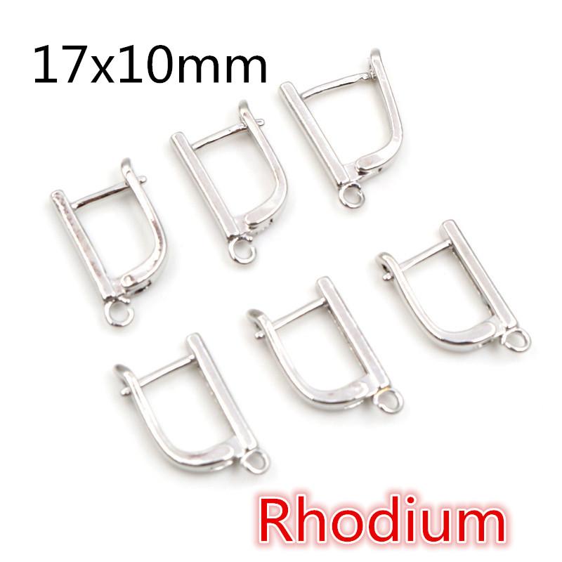 10pcs 3-Styles Gold Color French Earring Hooks Lever Back Open Loop Setting for DIY Earring Clips Clasp Jewelry Making Findings