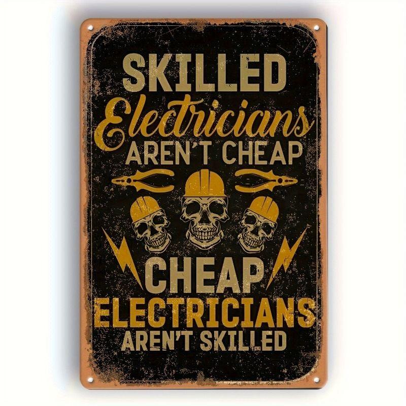 Aluminum Metal Wall Sign, Modern Art Decor Plaque 20x30cm