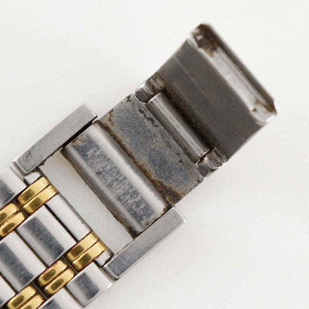 Gucci Relojes de Fecha 9000M Esfera Marfil Acero Inoxidable/Chapado en Oro Cuarzo Pantalla Analógica para hombre Usado