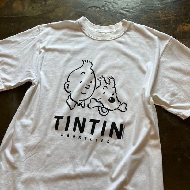 Tintin Cartoon Retro Unisex T-shirt S-5XL S