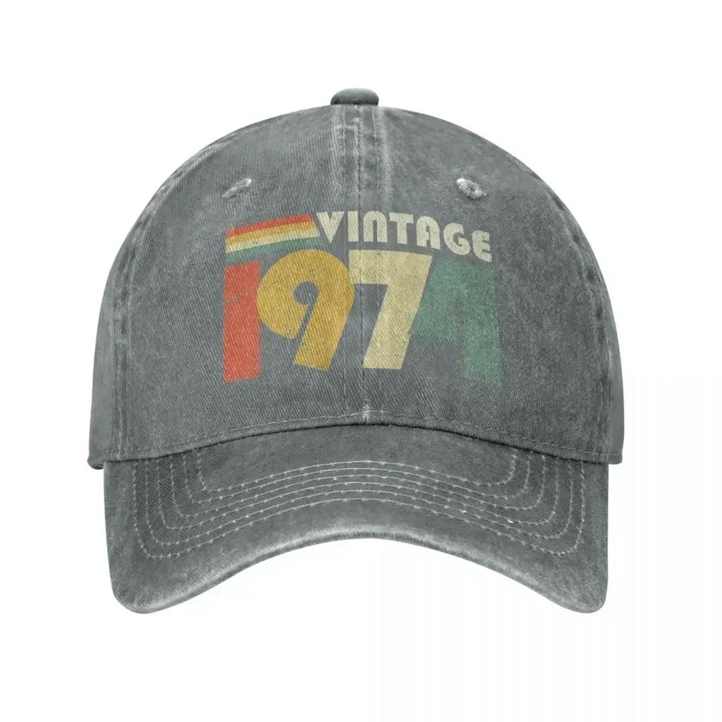 Vintage 1974 Δώρο 50ων Γενεθλίων Είδη Unisex Καπέλα Baseball 50 Ετών Καπέλο Trucker Μόδα Εξωτερικού Χώρου Καπέλο Ηλίου
