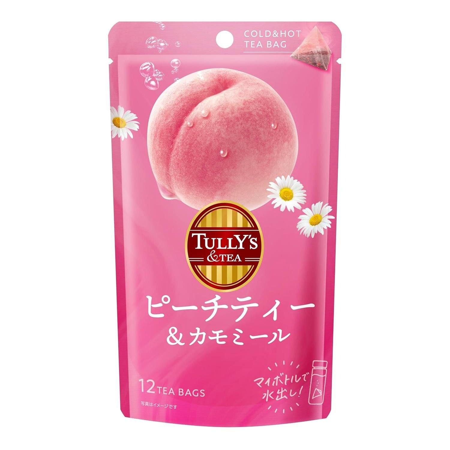 Tullys Tea Peach Chamomile 3g12 Bags