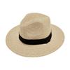 Hot-selling British Beach Hat Straw Hat Foldable Brim Top Hat Women's Vacation Sun Hat Breathable Sunscreen Hat