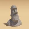 Moai Guardian Silicone Mold Giant Stone Statue Candle Mold DIY Art Home Decoration Gypsum Mold