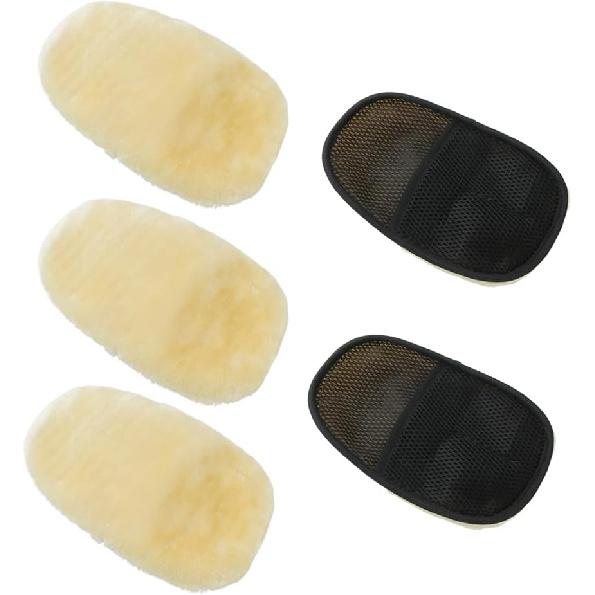 

Ximimark 5 pcs Luxurious 15 * 25cm Microfiber Car Wash Mitt - Gentle, Efficient Wool-Like Softness, Scratch-Free Glove for Auto Detailing and Dusting