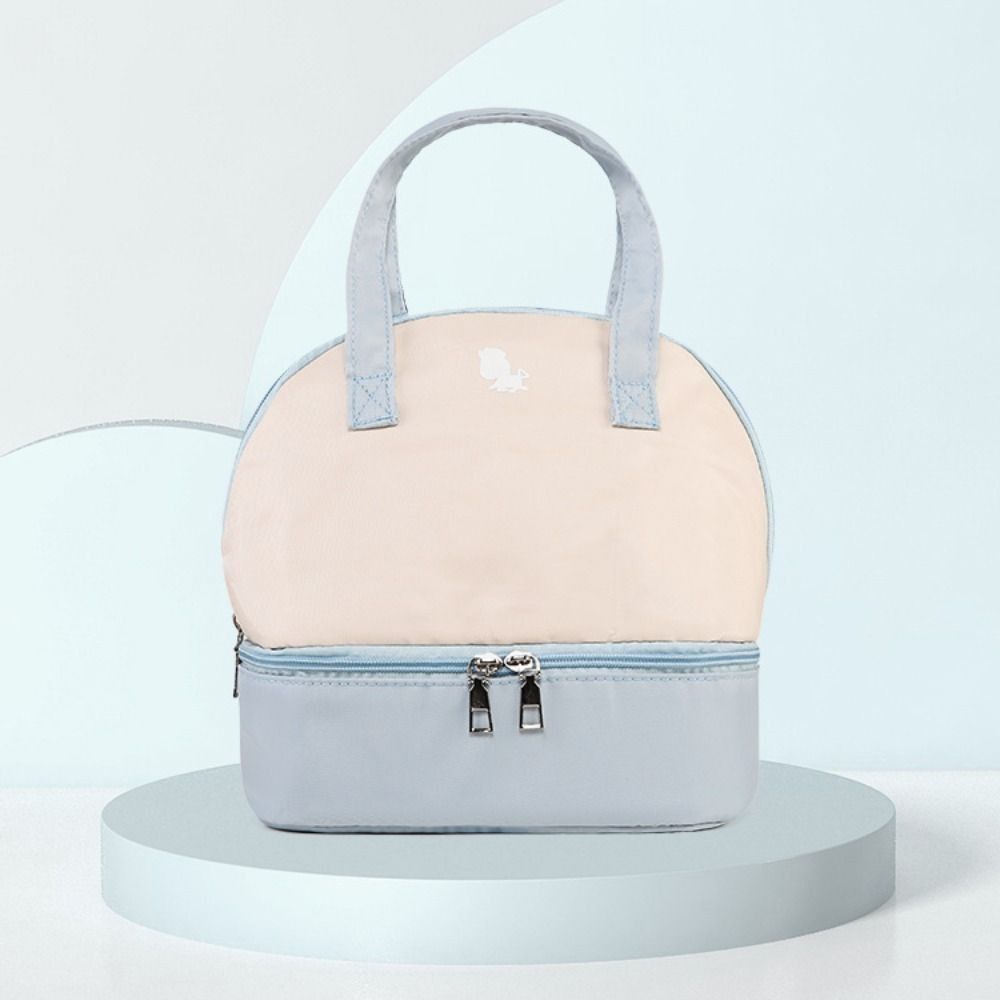 Portable Split Type Storage Bag Lightweight Lunch Bag Durable Mommy Bag  Drink