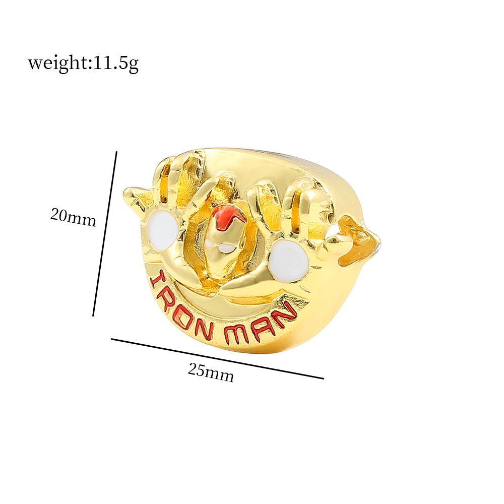 

Movie Figure Bracelet Charms Beads Diy Pendant Avengers Iron Man Spiderman Charms for Hand Making Jewelry Accessories