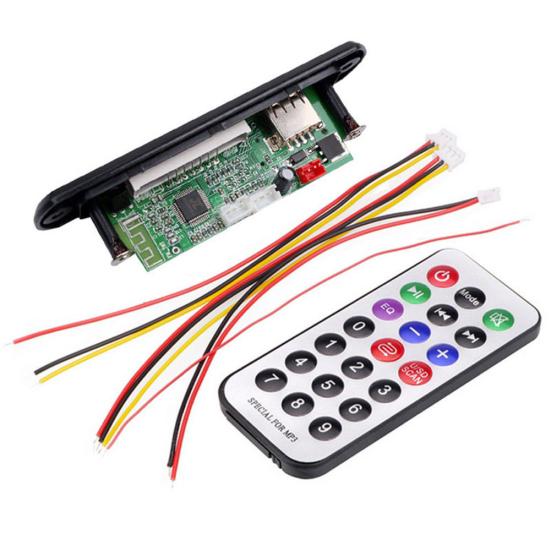 Automobile MP3 Player FM Radio Bluetooth-compatible 5.0 Speaker Module Audio Decoder Board