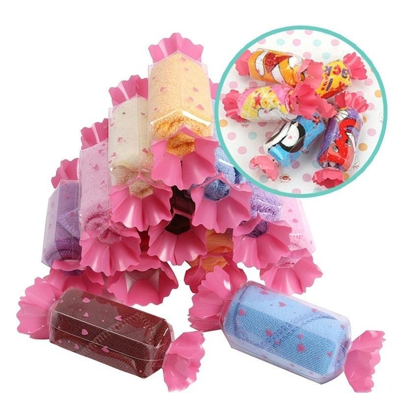 1Pcs Household Portable Supplies Towel Cartoon Animal Cloth Hand Wedding Big Candy Towel Dishcloths Lovely Home Accessories