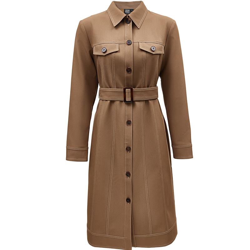 

Женское миди-платье-рубашка VEROMODA с поясом S