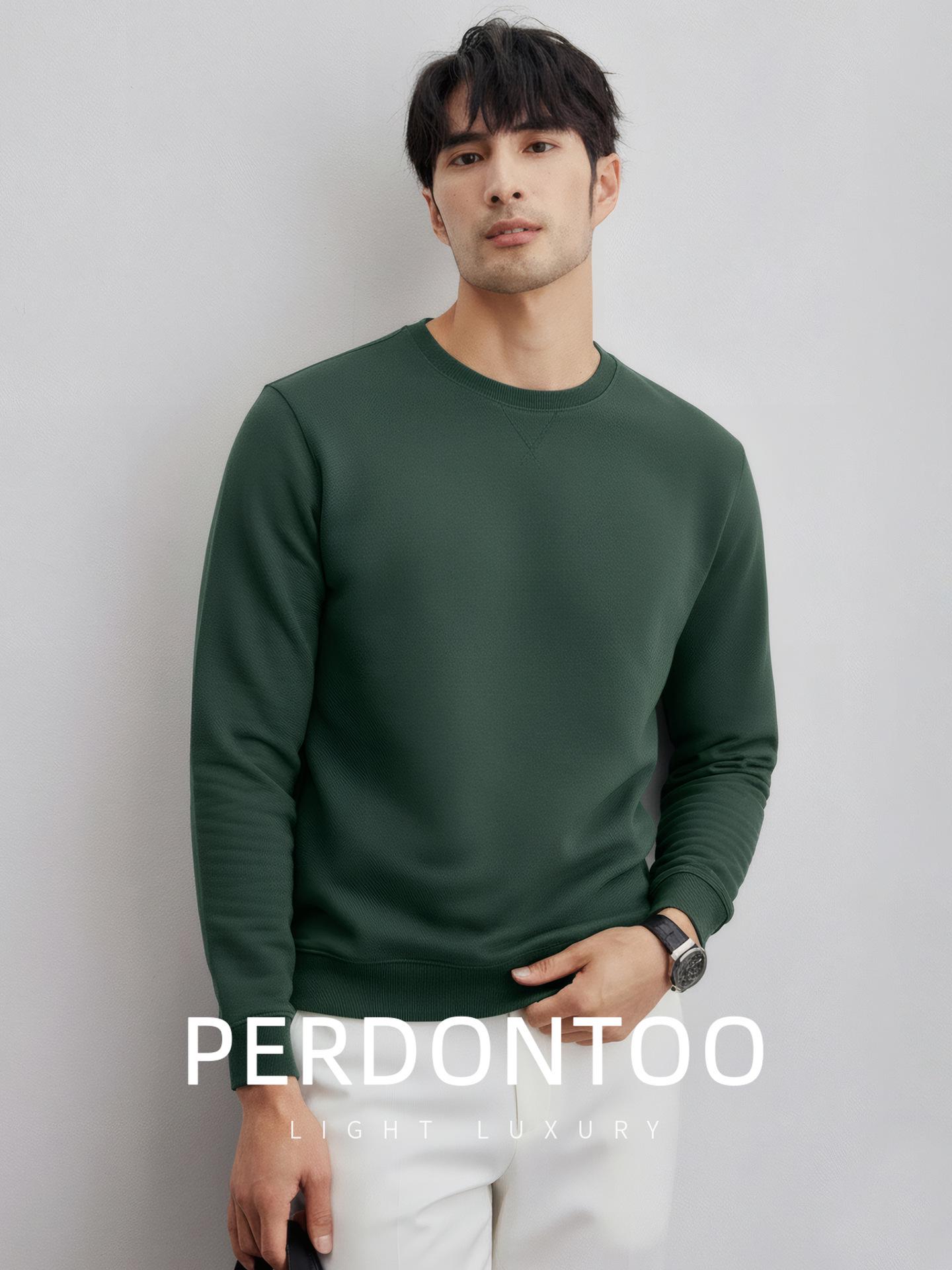 

100% Pure Cotton 340G Heavyweight Hoodie - Autumn/Winter Loose Fit, Inverted Triangle Design for Men S