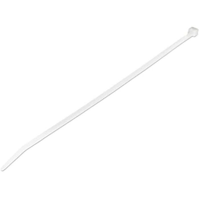 Colliers De Serrage - STARTECH.COM - 25 Cm - Blanc - Résistance 22 Kg - Fermeture Autobloquante