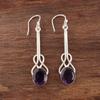 Amethyst Earrings Gemstone Jewelry, 925 Solid Sterling Silver Earrings, Gift For Women Handmade Earrings For Wedding Gift