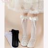 Girls Knee Socks Bowknot Ribbon Socks Stockings for Girl Student 3-16 Year