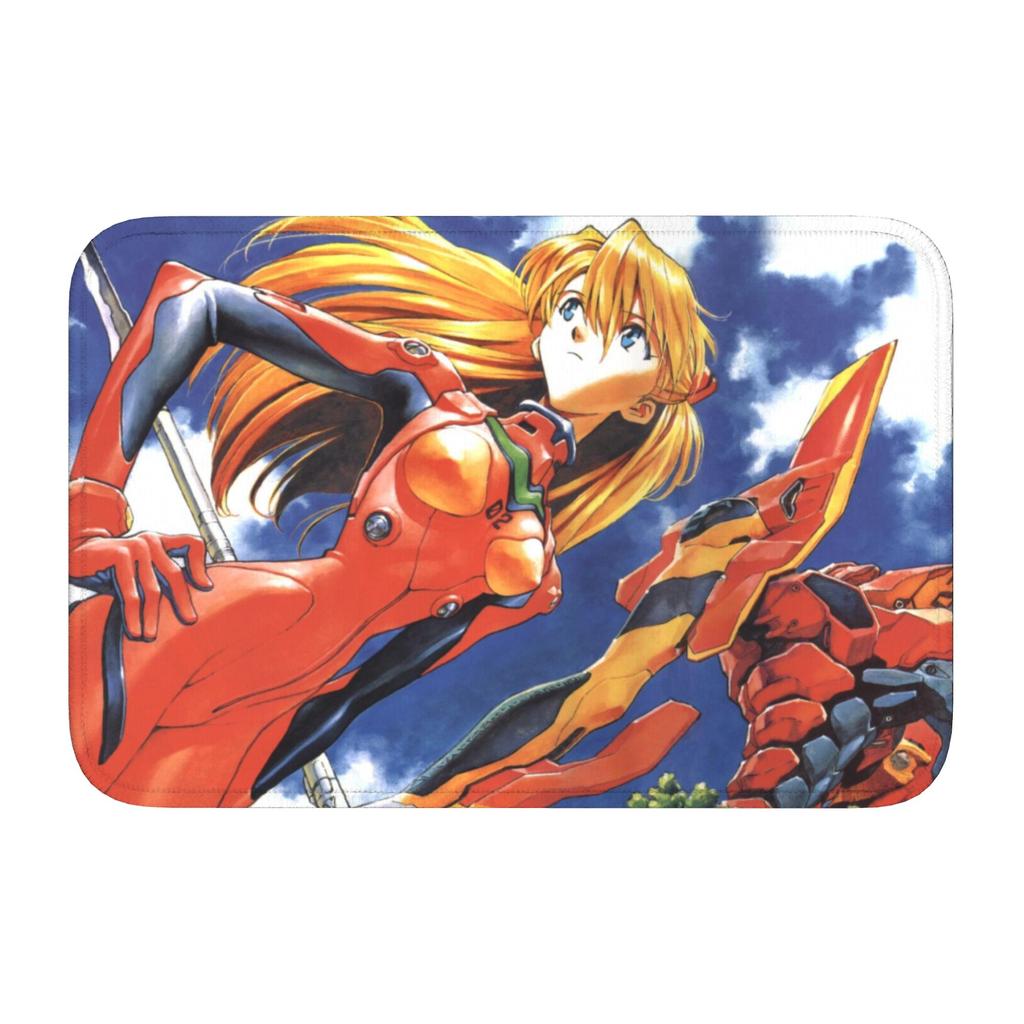 Benutzerdefinierte Manga Evangeliones Fußmatte Rutschfeste Eingang Willkommen Küche Bad Boden Türvorleger Toilette Wohnzimmer Teppich