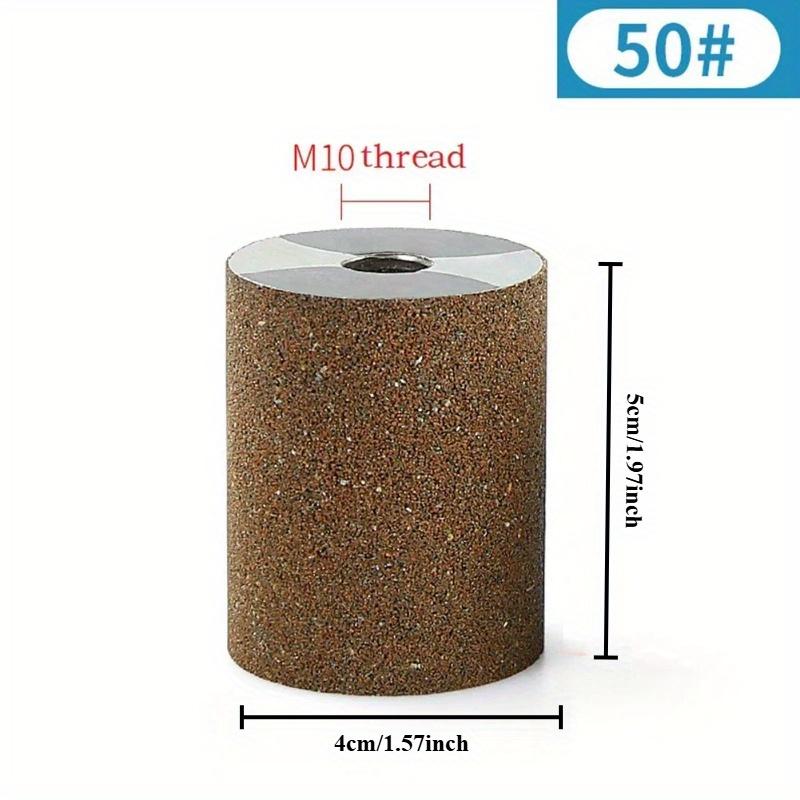 

1 шт. Цилиндрический алмазный шлифовальный круг Резьба M10 Полировальная головка Абразивный шлифовальный круг 50/100/200 Зернистость Для угловой шлифовальной машины типа 100 50Grit