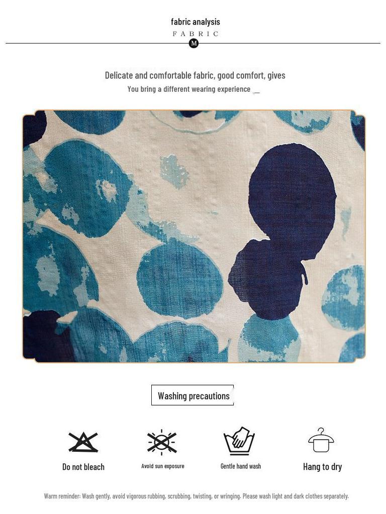 Women's Literary Loose Sleeveless Midi Dress - Summer 2025 Print