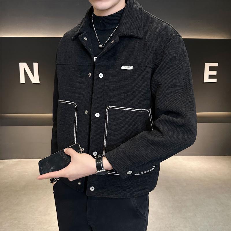 Herbst/Winter Trendige Dicke Herren-Reversjacke - Stilvolle und Vielseitige Oberbekleidung