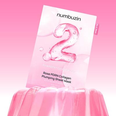 No.2 Rose PDRN Collagen Plumping Sheet Mask (5ea)